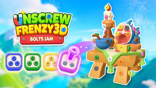Unscrew Frenzy 3D screenshot