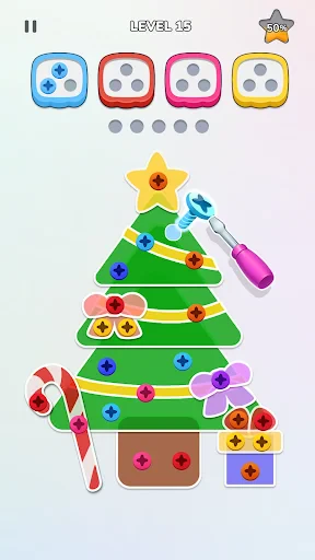 Unscrew Nuts Sort: Pin Puzzle screenshot