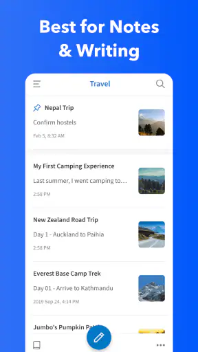 UpNote - notes, diary, journal screenshot