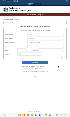 VA Video Connect screenshot
