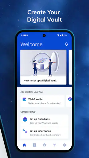 Vault12: Inherit Crypto Wallet screenshot