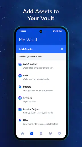 Vault12: Inherit Crypto Wallet screenshot