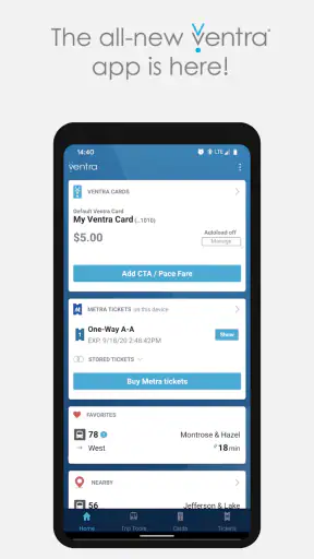 Ventra screenshot