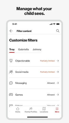 Verizon Family screenshot
