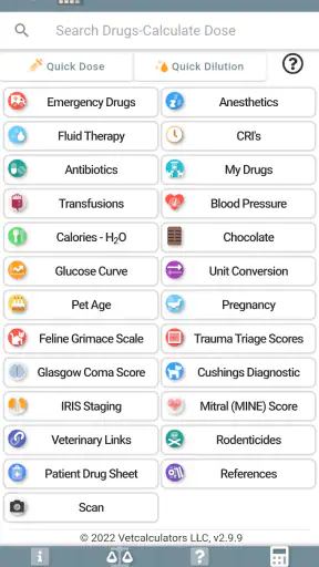 Vetcalculators screenshot