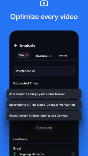 vidIQ for YouTube screenshot