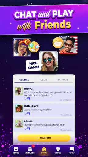 VIP Spades - Card Game Online screenshot