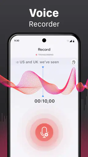 Voice Recorder & Transcriber screenshot