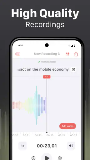 Voice Recorder & Transcriber screenshot