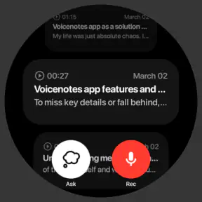 Voicenotes screenshot