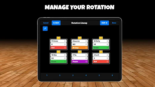 Volleyball Rotations screenshot