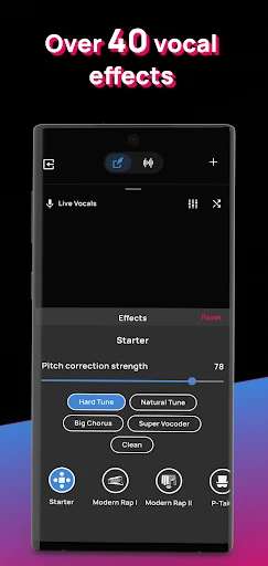 Voloco: Auto Vocal Tune Studio screenshot