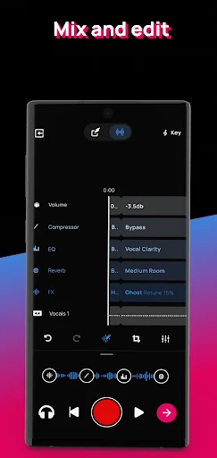 Voloco: Auto Vocal Tune Studio screenshot