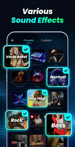 Volume Bass Booster, Equalizer screenshot