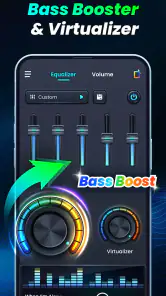 Volume Bass Booster, Equalizer screenshot
