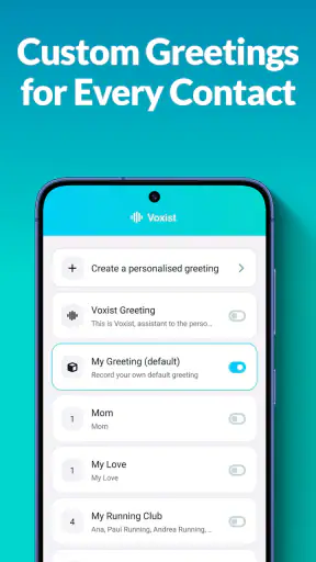 Voxist: read your voicemail screenshot
