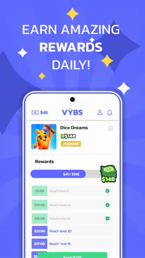 VYBS: Play & Earn Rewards screenshot