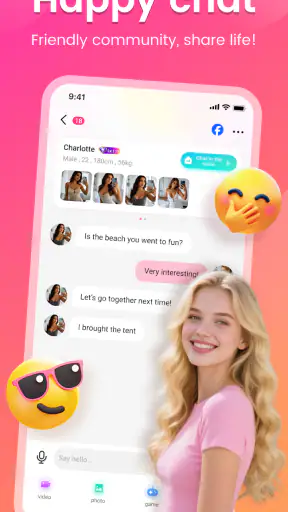 Waha - Video Chat & Party screenshot