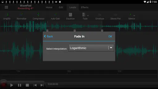 WavePad Audio Editor screenshot
