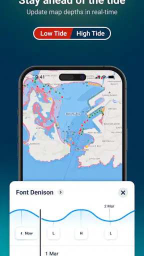 Wavve Boating: Marine Boat GPS screenshot