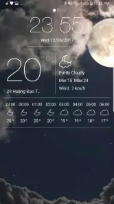 Weather app screenshot
