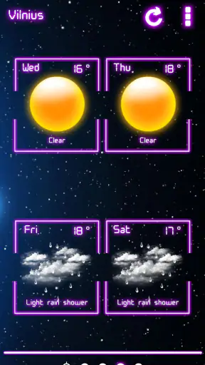 Weather Neon screenshot