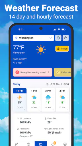 Weather & Rain Radar Forecast screenshot