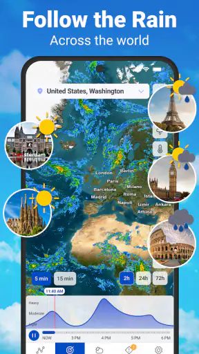 Weather & Rain Radar Forecast screenshot