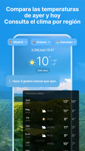 WeatherPop Español (Aviso) screenshot