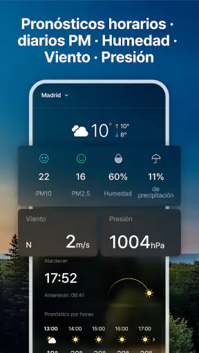 WeatherPop Español (Aviso) screenshot