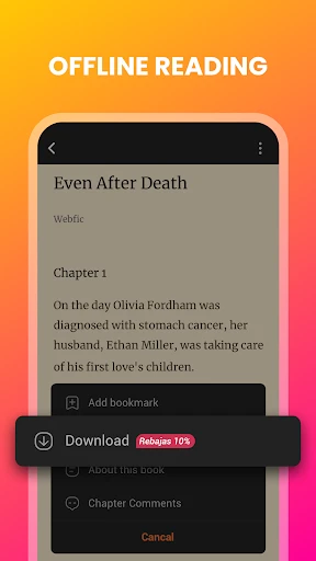 Webfic - Fantastic Reading screenshot