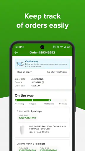 WebstaurantStore screenshot