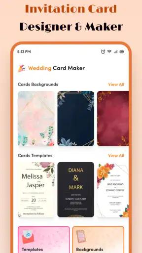Wedding Invitation Maker App screenshot