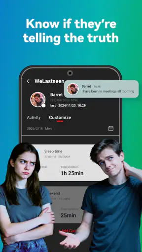 WeLastseen: Chat App tracker screenshot