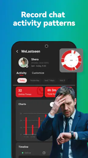 WeLastseen: Chat App tracker screenshot