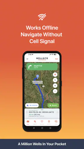Wellsite Navigator screenshot