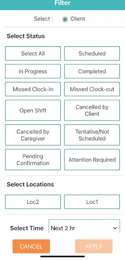 WellSky Personal Care screenshot