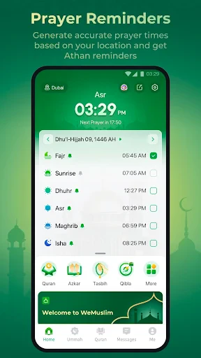 WeMuslim: Athan, Qibla&Quran screenshot