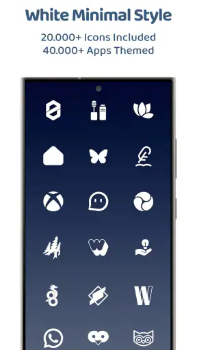 White Moonlight Icon Pack screenshot