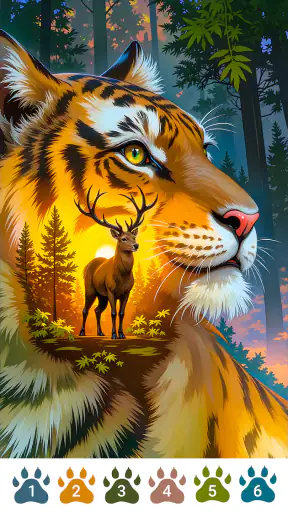 Wild Color - Paint by Number screenshot