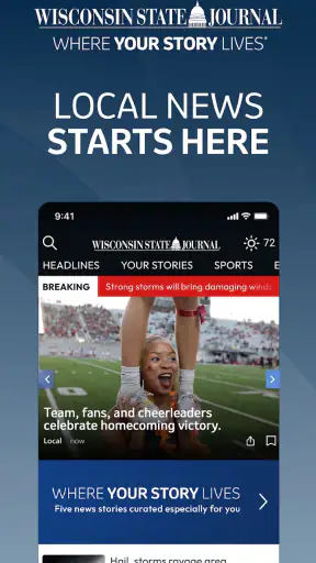 Wisconsin State Journal News screenshot