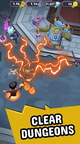 Wizario: Idle Magic RPG screenshot