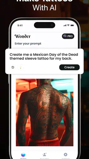 Wonder - AI Art Generator screenshot