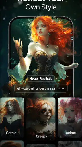 Wonder - AI Art Generator screenshot