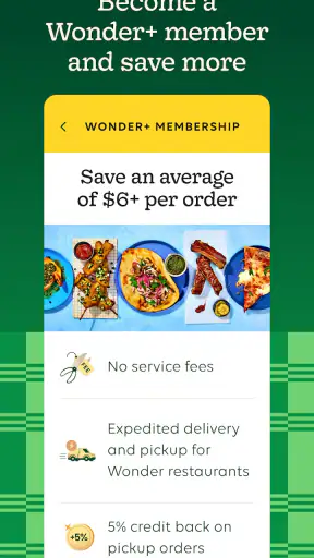 Wonder: Food Delivery screenshot