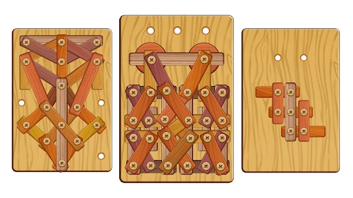 Wood Nuts & Bolts Puzzle screenshot