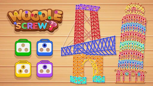 Woodle Screw Jam: Nuts & Bolts screenshot