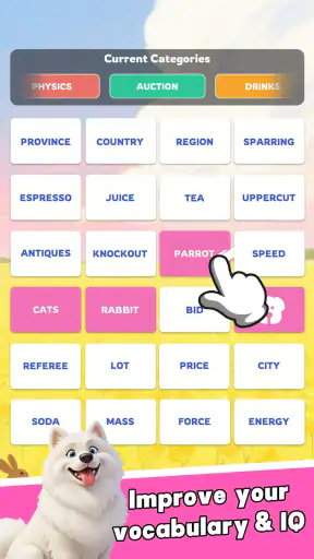 Word Association Sort: Puzzle screenshot