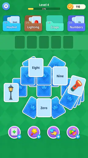 Word Card Sort: Solitaire screenshot