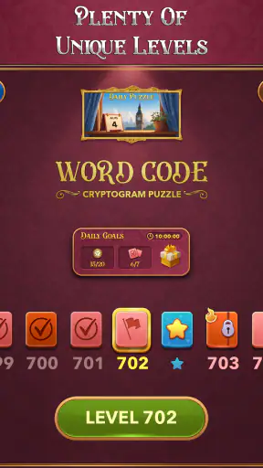 Word Code - Cryptogram Puzzle screenshot